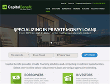 Tablet Screenshot of capitalbenefit.com